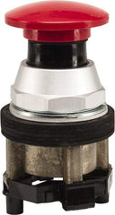 Eaton Cutler-Hammer - 30.5mm Mount Hole, 30.5mm Extended Mushroom Head, Pushbutton Switch Only - Round, Red Pushbutton, Nonilluminated, Momentary (MO), Corrosion Resistant, Oiltight & Watertight - Apex Tool & Supply