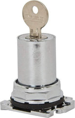 Eaton Cutler-Hammer - Pushbutton Switch Key - Chrome, Round Button, Nonilluminated - Apex Tool & Supply