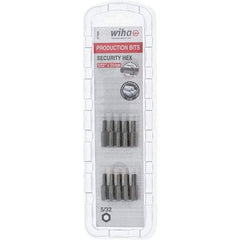 Wiha - 25mm Hex Screwdriver Bit - 1/4" Drive, 1" OAL - Apex Tool & Supply