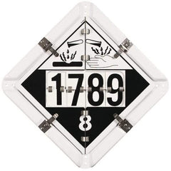 NMC - DOT Flip Placards Type: Combination Number of Legends: 5 - Apex Tool & Supply