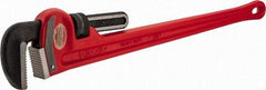 Ridgid - 36" Cast Iron & Steel Straight Pipe Wrench - 5" Pipe Capacity - Apex Tool & Supply