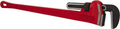 Ridgid - 48" Cast Iron & Steel Straight Pipe Wrench - 6" Pipe Capacity - Apex Tool & Supply