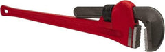 Ridgid - 60" Cast Iron Straight Pipe Wrench - 8" Pipe Capacity - Apex Tool & Supply