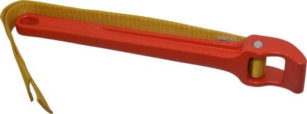 Ridgid - 2" Max Pipe Capacity, 17" Long, Strap Wrench - 3-1/2" Actual OD, 11-3/4" Handle Length - Apex Tool & Supply