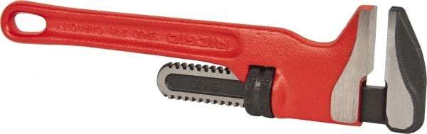 Ridgid - 12" Steel Straight Spud Pipe Wrench - 2-5/8" Pipe Capacity - Apex Tool & Supply