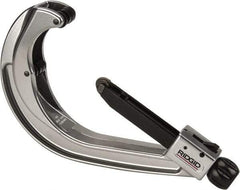 Ridgid - 4" to 6-5/8" Pipe Capacity, Quick Acting Tube Cutter - Cuts Copper, Aluminum, Brass, 12" OAL - Apex Tool & Supply