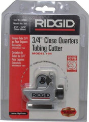 Ridgid - 3/16" to 15/16" Pipe Capacity, Mini Tube Cutter - Cuts Copper, Aluminum, Brass, Plastic - Apex Tool & Supply
