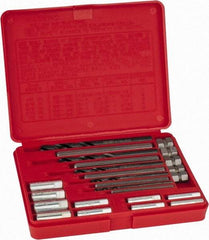 Ridgid - 20 Piece Screw Extractor & Drill Set - Plastic Set Box - Apex Tool & Supply