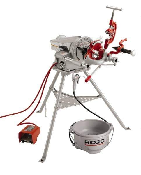 Ridgid - Metal Metal Cutting and Forming Machine Stand - For Use with Model 122XL Copper and Stainless Steel Cutting Machines, Model 300 Power Drive - Apex Tool & Supply
