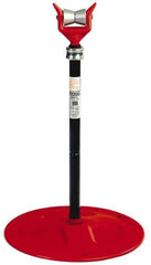 Ridgid - 6" Pipe Capacity, Adjustable Pipe Stand with Plain Support Head - 32" to 41" High, 2,500 Lb Capacity - Apex Tool & Supply