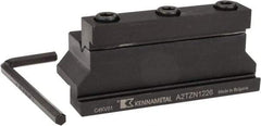 Kennametal - Tool Block Style A2TZN, 26mm Blade Height, 86mm OAL, 1.65"& OAH, Indexable Cutoff Blade Tool Block - 3/4" Shank Height, 3/4" Shank Width, Reversible, Series A2 Cut-Off - Apex Tool & Supply
