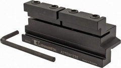 Kennametal - Tool Block Style A2TEN, 32mm Blade Height, 110mm OAL, 48mm OAH, Indexable Cutoff Blade Tool Block - 3/4" Shank Height, 3/4" Shank Width, Reversible, Series A2 Cut-Off - Apex Tool & Supply