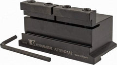 Kennametal - Tool Block Style A2TEN, 32mm Blade Height, 110mm OAL, 57.1mm OAH, Indexable Cutoff Blade Tool Block - 1-1/2" Shank Height, 1-1/2" Shank Width, Reversible, Series A2 Cut-Off - Apex Tool & Supply