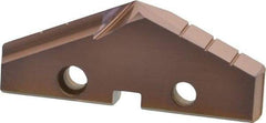 Allied Machine and Engineering - 2-5/16" Diam x 5/16" Thick, Seat Code 4, 132° Included Angle Spade Drill Insert - AM200 Coated, Cobalt, Grade Super Cobalt, Series GEN2 T-A - Apex Tool & Supply