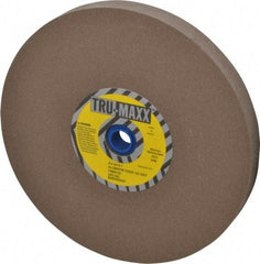 Tru-Maxx - 120 Grit Aluminum Oxide Bench & Pedestal Grinding Wheel - 8" Diam x 1" Hole x 3/4" Thick, 3600 Max RPM, O Hardness, Fine Grade , Vitrified Bond - Apex Tool & Supply