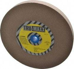 Tru-Maxx - 120 Grit Aluminum Oxide Bench & Pedestal Grinding Wheel - 10" Diam x 1-1/4" Hole x 1" Thick, 3250 Max RPM, P Hardness, Fine Grade , Vitrified Bond - Apex Tool & Supply
