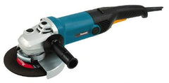 Makita - 7" Wheel Diam, 6,000 RPM, Corded Angle & Disc Grinder - 5/8-11 Spindle, 120 Volts, 15 Amps, Side Exhaust - Apex Tool & Supply