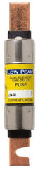 Cooper Bussmann - 250 VAC/VDC, 350 Amp, Time Delay General Purpose Fuse - Bolt-on Mount, 8-5/8" OAL, 100 at DC, 300 at AC (RMS) kA Rating, 2-1/16" Diam - Apex Tool & Supply