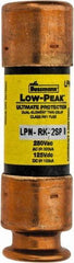Cooper Bussmann - 125 VDC, 250 VAC, 2 Amp, Time Delay General Purpose Fuse - Fuse Holder Mount, 50.8mm OAL, 100 at DC, 300 at AC (RMS) kA Rating, 9/16" Diam - Apex Tool & Supply