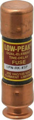 Cooper Bussmann - 125 VDC, 250 VAC, 4 Amp, Time Delay General Purpose Fuse - Fuse Holder Mount, 50.8mm OAL, 100 at DC, 300 at AC (RMS) kA Rating, 9/16" Diam - Apex Tool & Supply