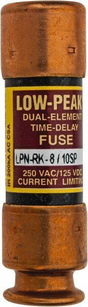 Cooper Bussmann - 125 VDC, 250 VAC, 0.8 Amp, Time Delay General Purpose Fuse - Fuse Holder Mount, 50.8mm OAL, 100 at DC, 300 at AC (RMS) kA Rating, 9/16" Diam - Apex Tool & Supply