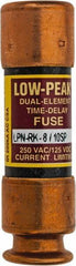 Cooper Bussmann - 125 VDC, 250 VAC, 0.8 Amp, Time Delay General Purpose Fuse - Fuse Holder Mount, 50.8mm OAL, 100 at DC, 300 at AC (RMS) kA Rating, 9/16" Diam - Apex Tool & Supply