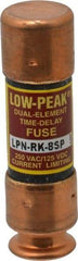 Cooper Bussmann - 125 VDC, 250 VAC, 8 Amp, Time Delay General Purpose Fuse - Fuse Holder Mount, 50.8mm OAL, 100 at DC, 300 at AC (RMS) kA Rating, 9/16" Diam - Apex Tool & Supply