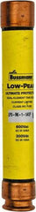 Cooper Bussmann - 300 VDC, 600 VAC, 1.25 Amp, Time Delay General Purpose Fuse - Fuse Holder Mount, 127mm OAL, 100 at DC, 300 at AC (RMS) kA Rating, 13/16" Diam - Apex Tool & Supply