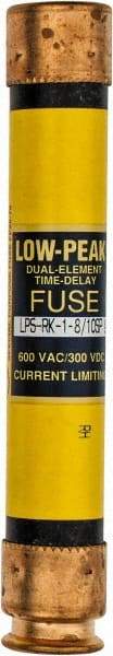 Cooper Bussmann - 300 VDC, 600 VAC, 1.8 Amp, Time Delay General Purpose Fuse - Fuse Holder Mount, 127mm OAL, 100 at DC, 300 at AC (RMS) kA Rating, 13/16" Diam - Apex Tool & Supply