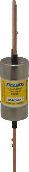Cooper Bussmann - 300 VDC, 600 VAC, 200 Amp, Time Delay General Purpose Fuse - Bolt-on Mount, 9-5/8" OAL, 100 at DC, 300 at AC (RMS) kA Rating, 1.61" Diam - Apex Tool & Supply