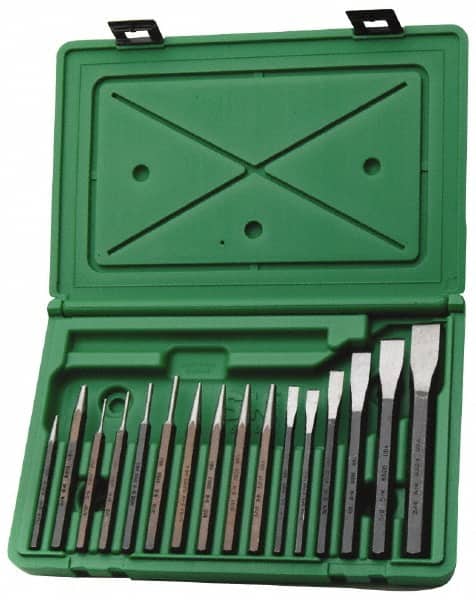 SK - 16 Piece Punch & Chisel Set - Apex Tool & Supply