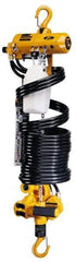 Harrington Hoist - 1/4 Ton Load Limit, 6' Max Height Top Hook Air Hoist - 48 SCFM at 90 PSI, 29 FPM Lift Speed, 33" Min Headroom, Manipulator - Apex Tool & Supply