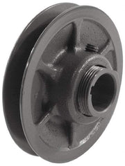 Browning - 1/2" Inside Diam x 2.87" Outside Diam, 1 Groove, Variable Pitched Sheave - Belt Section 3L, 1-11/16" Sheave Thickness, 17/32 to 25/32" Face Width - Apex Tool & Supply