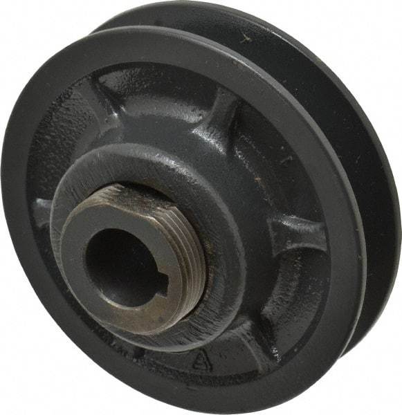 Browning - 5/8" Inside Diam x 3.15" Outside Diam, 1 Groove, Variable Pitched Sheave - Belt Sections 3L, 4L, A, 5L & B, 1-7/8" Sheave Thickness, 21/32 to 1" Face Width - Apex Tool & Supply