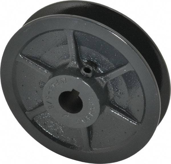 Browning - 5/8" Inside Diam x 4.15" Outside Diam, 1 Groove, Variable Pitched Sheave - Belt Sections 3L, 4L, A, 5L & B, 1-7/8" Sheave Thickness, 21/32 to 1-1/32" Face Width - Apex Tool & Supply