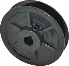 Browning - 5/8" Inside Diam x 4.15" Outside Diam, 1 Groove, Variable Pitched Sheave - Belt Sections 3L, 4L, A, 5L & B, 1-7/8" Sheave Thickness, 21/32 to 1-1/32" Face Width - Apex Tool & Supply