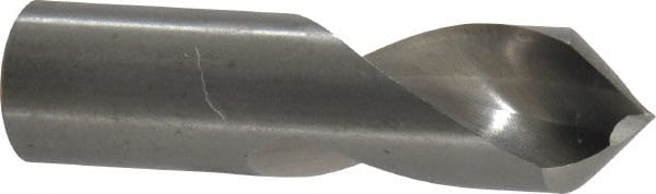 Interstate - 1/2" Body Diam, 90°, 2" OAL, High Speed Steel Spotting Drill - Apex Tool & Supply