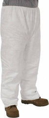 Dupont - Size 2XL, Tyvek General Purpose Work Pants - 26-1/2 Inch Waist, 29-1/2 Inch Inseam, White - Apex Tool & Supply