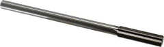 Interstate - 0.535" High Speed Steel Chucking Reamer - Straight Flute, 0.4355" Straight Shank, 2" Flute Length, 8" OAL - Apex Tool & Supply