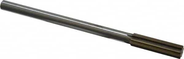Interstate - 0.539" High Speed Steel Chucking Reamer - Apex Tool & Supply