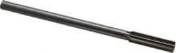 Interstate - 0.541" High Speed Steel Chucking Reamer - Straight Flute, 0.4355" Straight Shank, 2" Flute Length, 8" OAL - Apex Tool & Supply