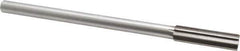 Interstate - 0.546" High Speed Steel Chucking Reamer - Straight Flute, 0.4355" Straight Shank, 2" Flute Length, 8" OAL - Apex Tool & Supply