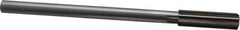 Interstate - 9/16" High Speed Steel Chucking Reamer - Straight Flute, 0.4355" Straight Shank, 2" Flute Length, 8" OAL - Apex Tool & Supply