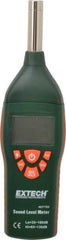 Extech - A and C Frequency Weight, LCD Display Sound Meter - 65 to 130 Decibels - Apex Tool & Supply