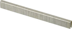 Porter-Cable - 1/2" Long x 1/4" Wide, 18 Gauge Narrow Crown Construction Staple - Grade 2 Steel, Galvanized Finish - Apex Tool & Supply
