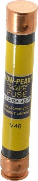 Cooper Bussmann - 300 VDC, 600 VAC, 4 Amp, Time Delay General Purpose Fuse - Fuse Holder Mount, 127mm OAL, 100 at DC, 300 at AC (RMS) kA Rating, 13/16" Diam - Apex Tool & Supply