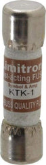 Cooper Bussmann - 600 VAC, 1 Amp, Fast-Acting General Purpose Fuse - Fuse Holder Mount, 1-1/2" OAL, 100 at AC kA Rating, 13/32" Diam - Apex Tool & Supply