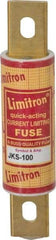 Cooper Bussmann - 600 VAC, 100 Amp, Fast-Acting General Purpose Fuse - Bolt-on Mount, 4-5/8" OAL, 200 (RMS) kA Rating, 1-1/8" Diam - Apex Tool & Supply