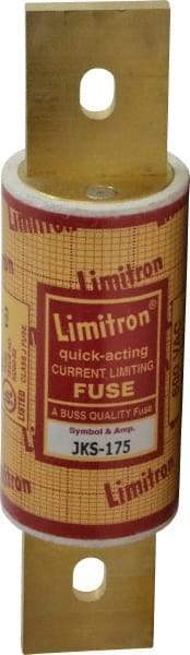 Cooper Bussmann - 600 VAC, 175 Amp, Fast-Acting General Purpose Fuse - Bolt-on Mount, 5-3/4" OAL, 200 (RMS) kA Rating, 1-5/8" Diam - Apex Tool & Supply