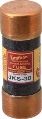 Cooper Bussmann - 600 VAC, 30 Amp, Fast-Acting General Purpose Fuse - Fuse Holder Mount, 2-1/4" OAL, 200 (RMS) kA Rating, 13/16" Diam - Apex Tool & Supply
